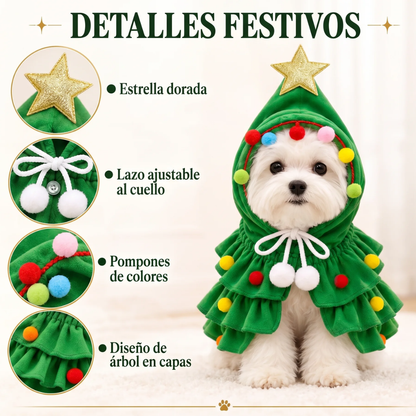 Disfraz Árbol de Navidad para Perros 🎄
