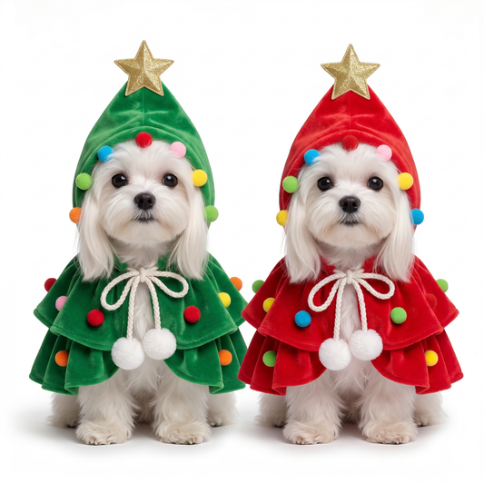 Disfraz Árbol de Navidad para Perros 🎄
